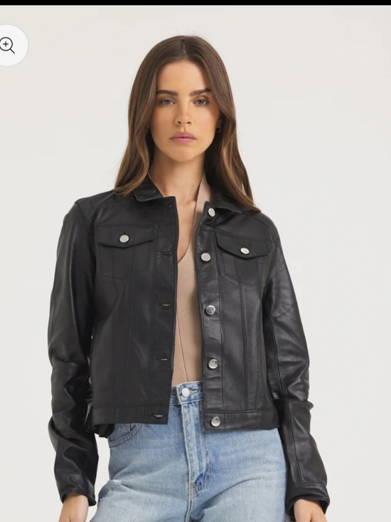 JKT NYC Jackets & Blazers - JAKETT NYC Alexa burnished leather jacket